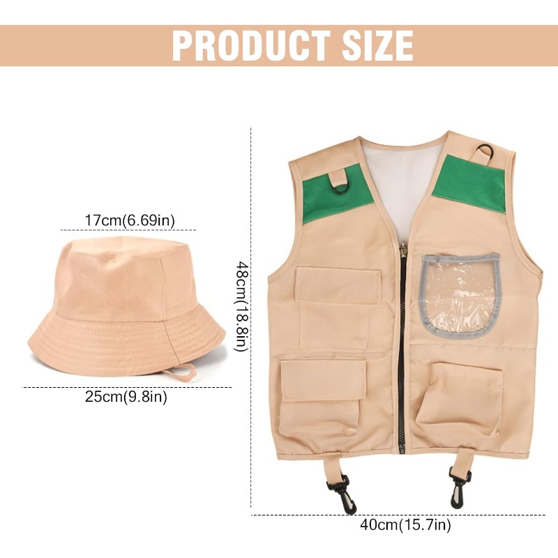 Safari Costume with Cargo Vest - Outdoor Adventure Girls ulasan dan harga