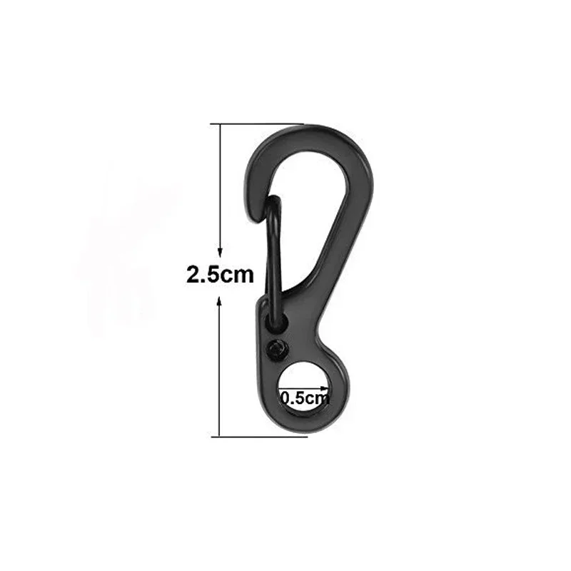 10Pcs/lot Mini Carabiner Parac - Outdoor Adventure Backpack ulasan dan harga