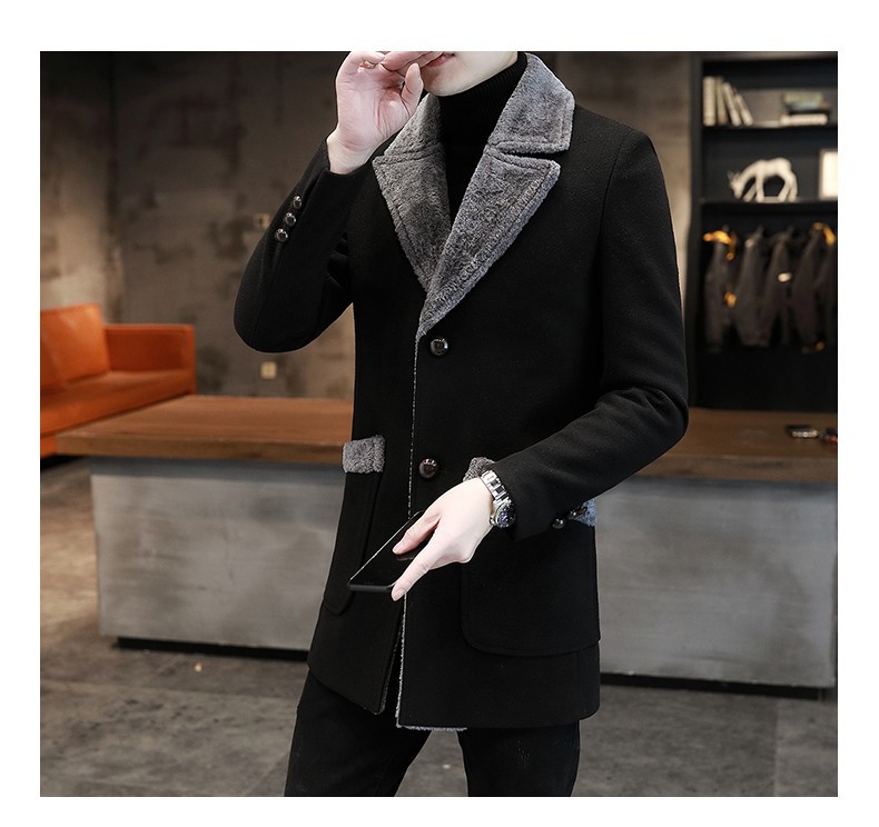 Wool Blend Coat Beige Mans Saf - Outdoor Adventure Recreation ulasan dan harga