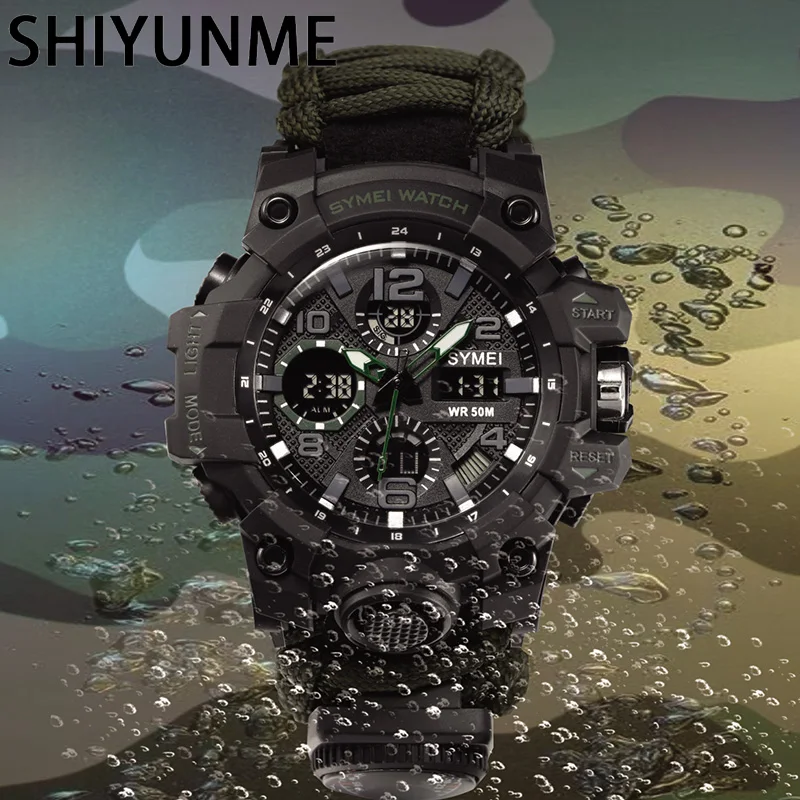 SHIYUNME Outdoor Survival Men  - Outdoor Adventure Watches ulasan dan harga
