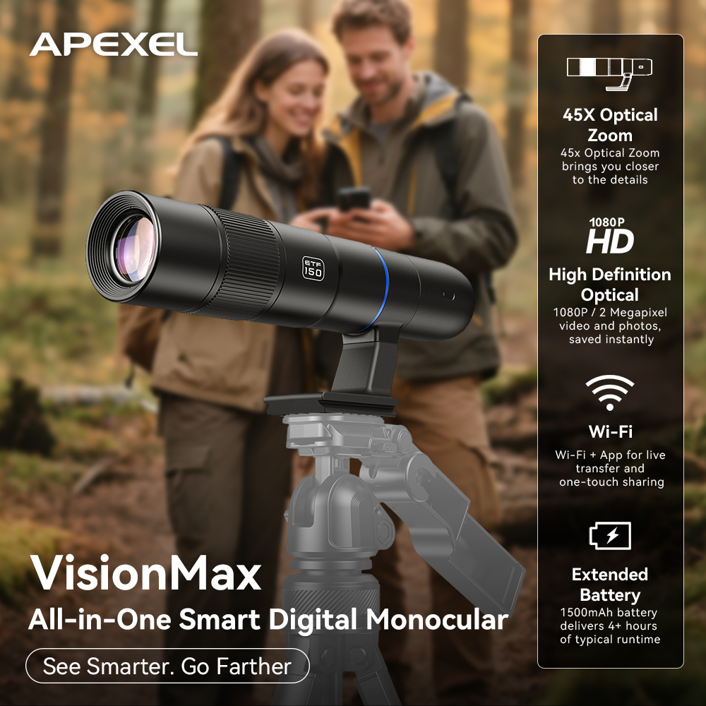 APEXEL 45X Optical Zoom Vision - Outdoor Adventure Watches ulasan dan harga