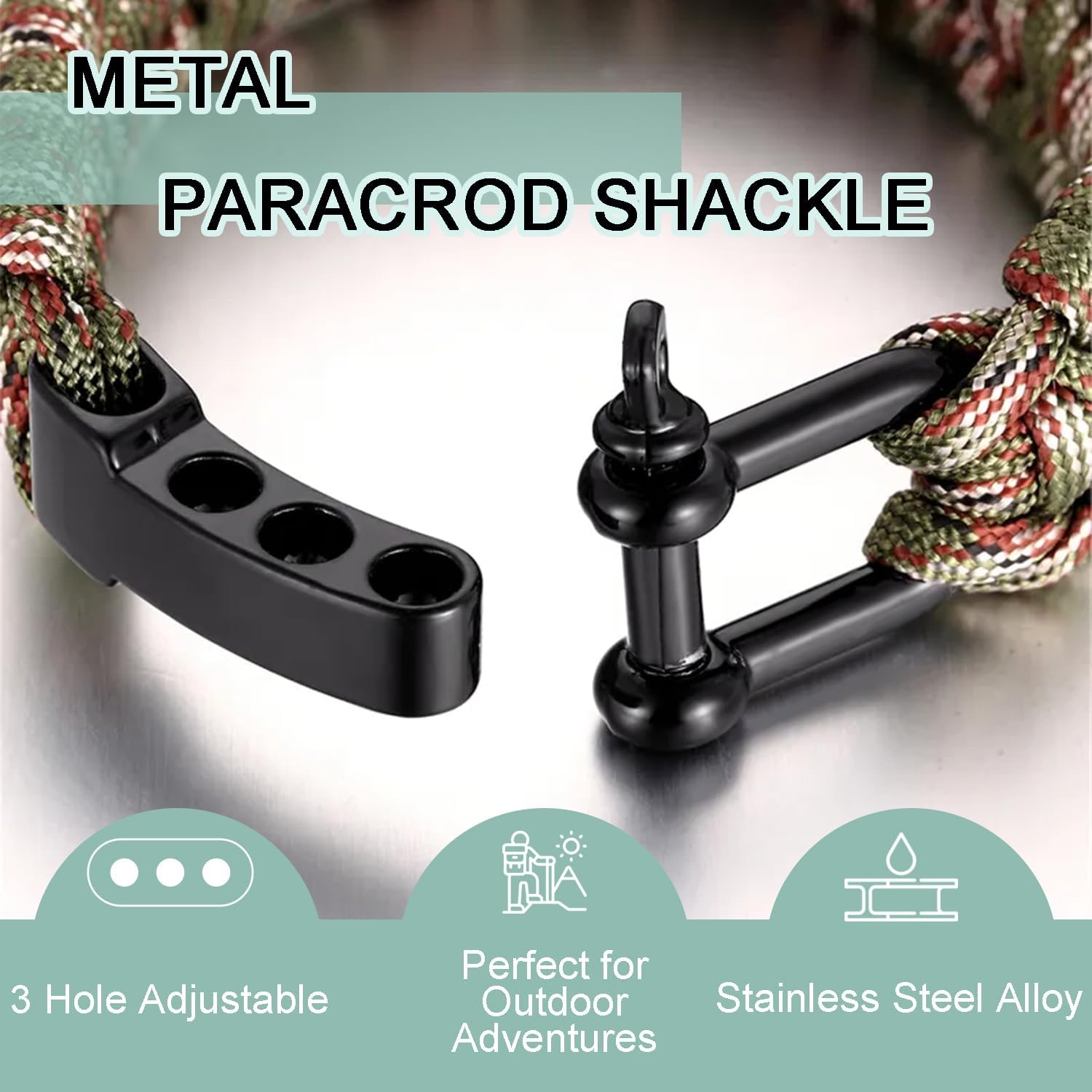 4/10Pcs Paracord Bracelet Buck - Outdoor Adventure Watches ulasan dan harga