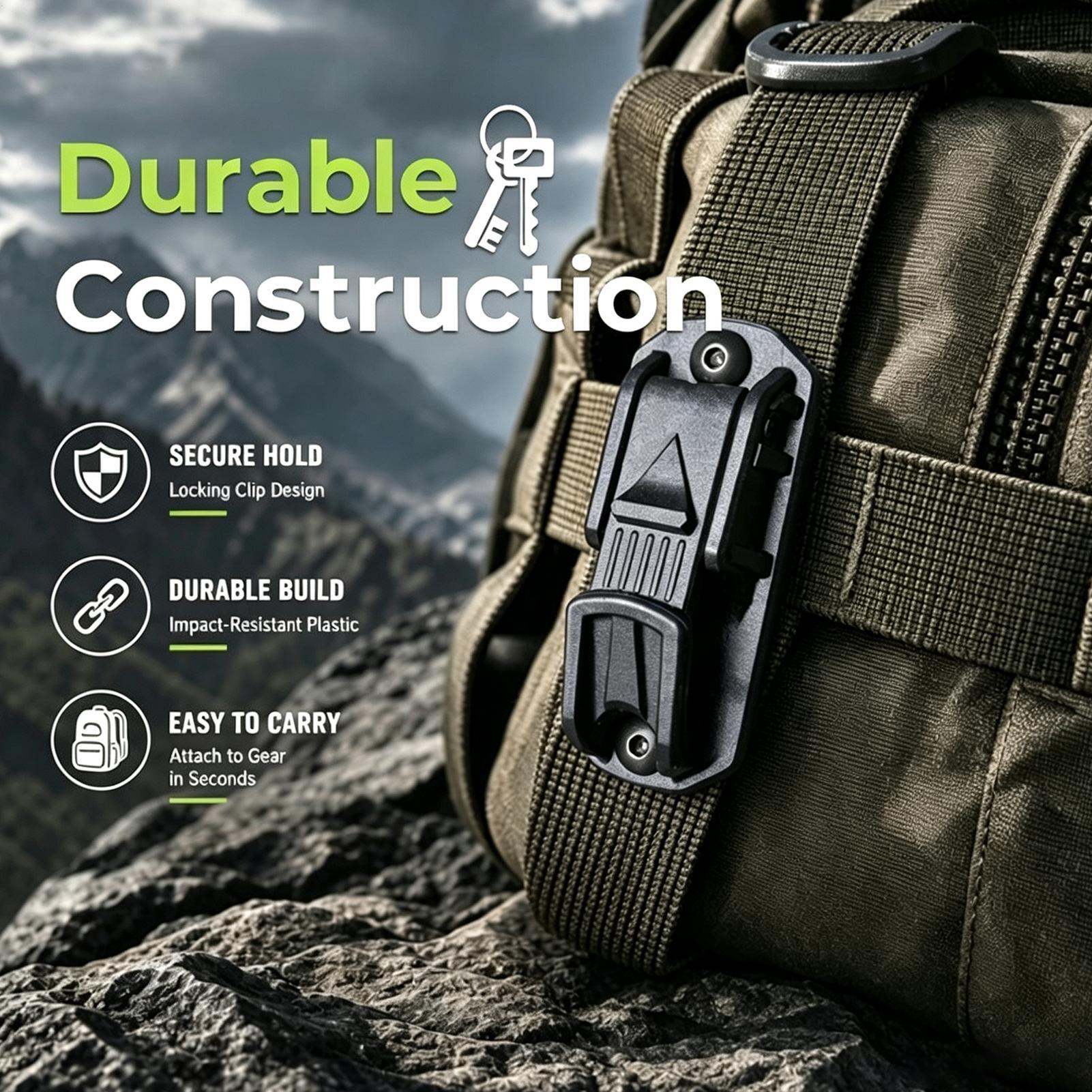 Belt Clips Heavy-Duty Backpack - Outdoor Adventure Backpack ulasan dan harga