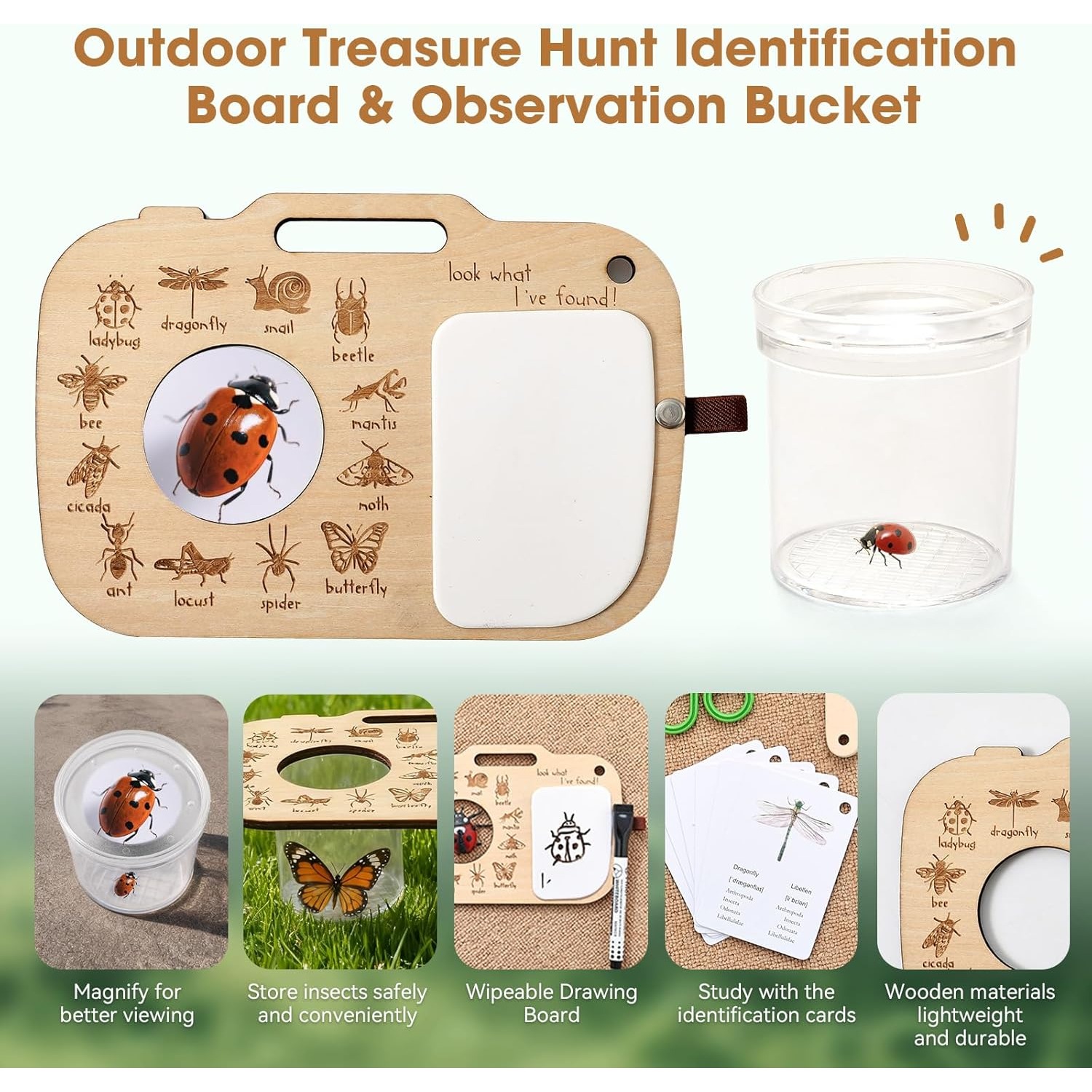 Bug Catcher Kit for Kids with  - Outdoor Adventure Girls ulasan dan harga