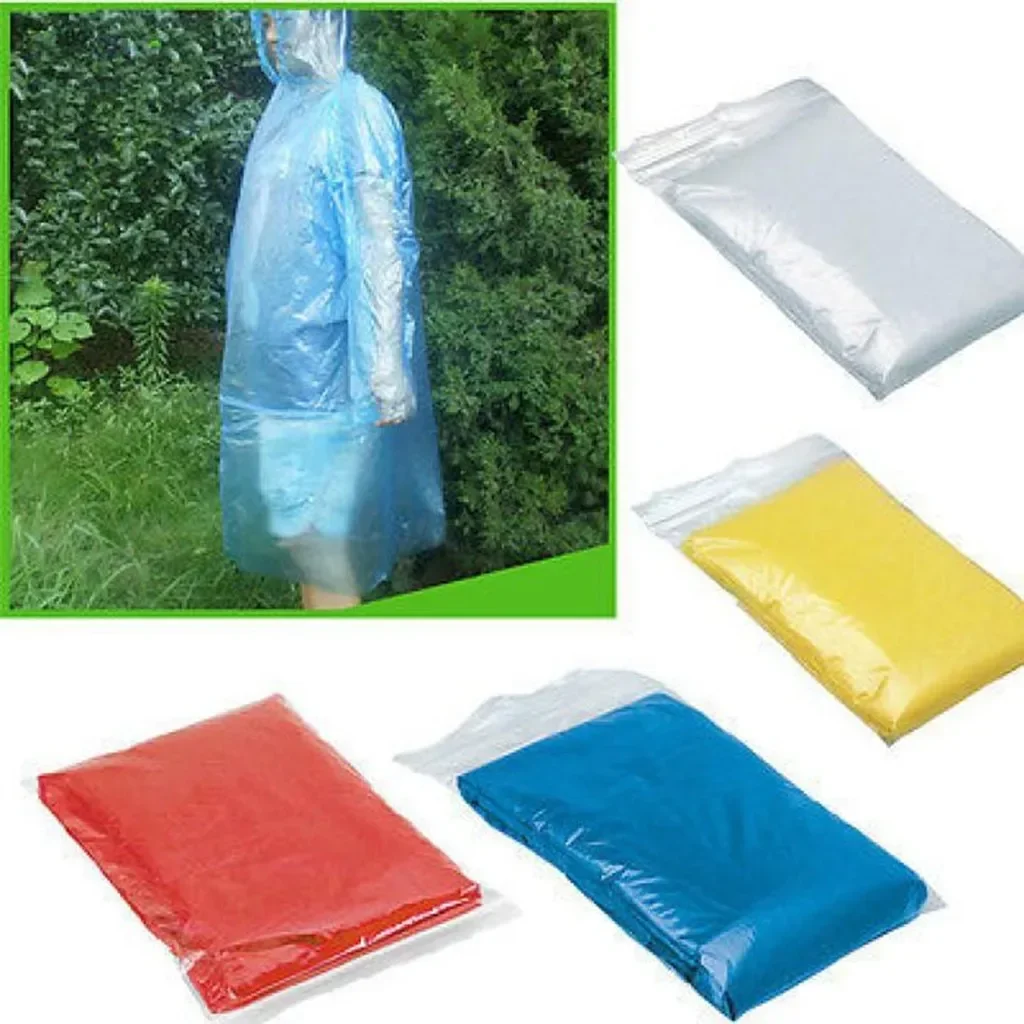 5/10PC Disposable Raincoat Adu - Outdoor Adventure Girl ulasan dan harga